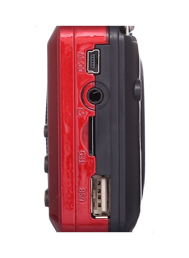 Joc - H044U Portable Digital Radio With Mp3 Player 2724807321004 Red - Image 1