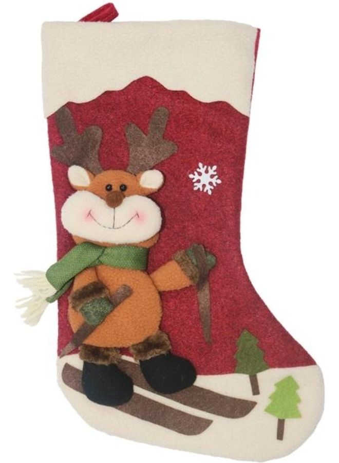 BGM Tree Pendant Decoration Pattern Sock Gift Bag Multicolour - Image 2