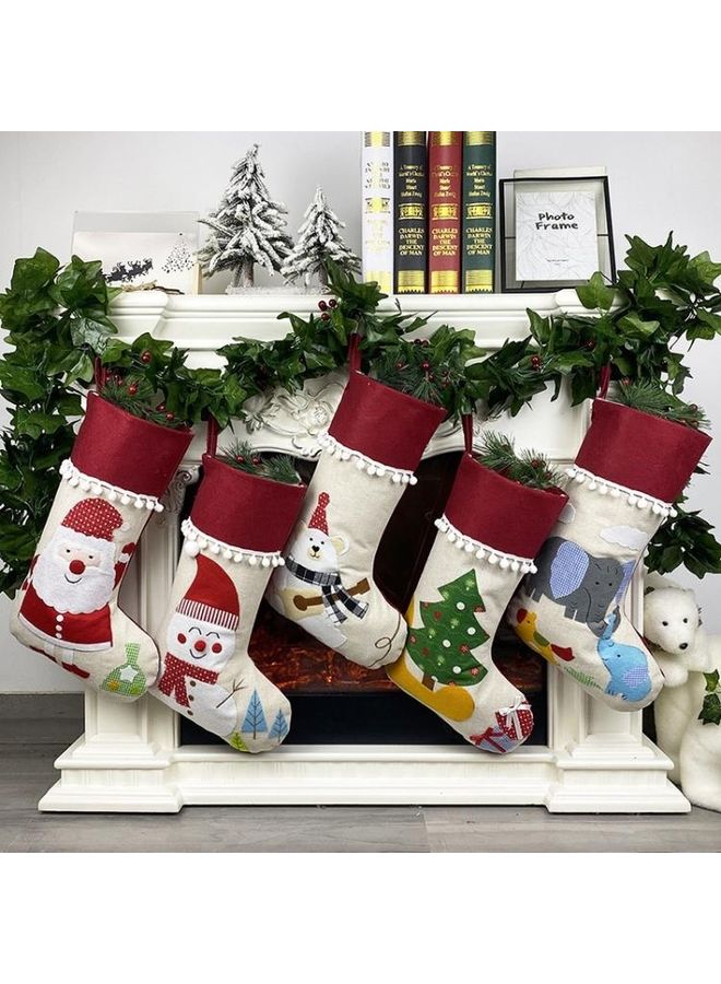 BGM Decoration Socks Supplies Tree Pendant Multicolour - Image 5