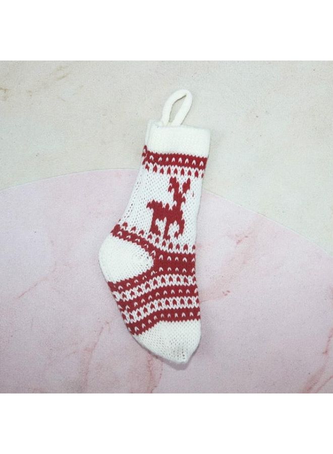 BGM 3-Piece Decoration Knitted Wool Socks Gift Bag Multicolour - Image 2