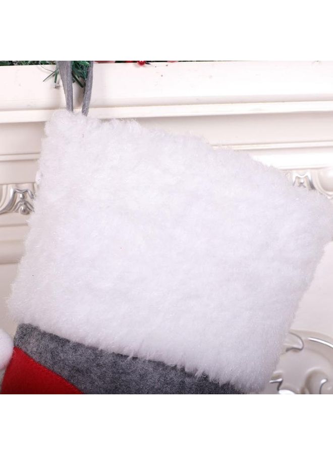BGM Decorations Large Felt Stocking Pendant Gift Bag Multicolour - Image 5