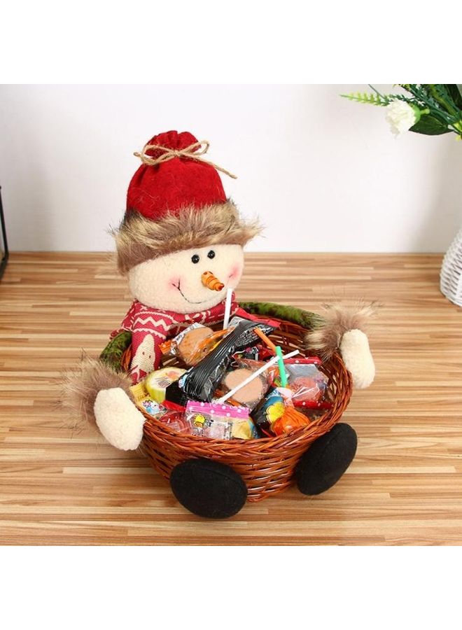 BGM 2-Piece Christmas Decorative Candy Basket Multicolour - Image 1
