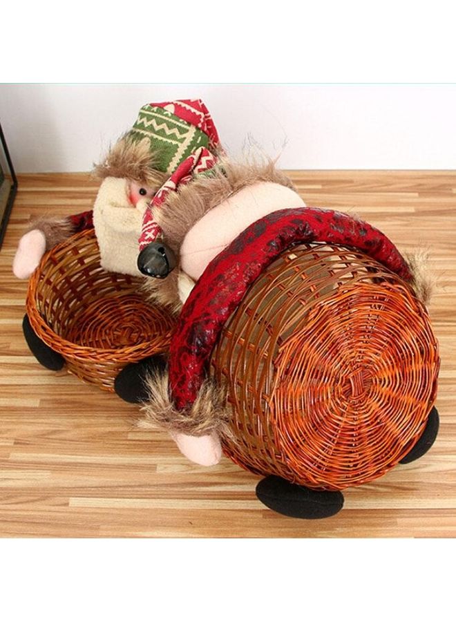 BGM 2-Piece Christmas Decorative Candy Basket Multicolour - Image 2