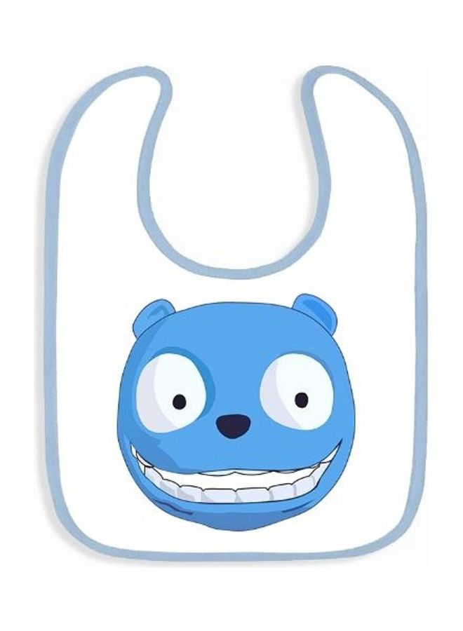 Smiley Bear Printed Bib