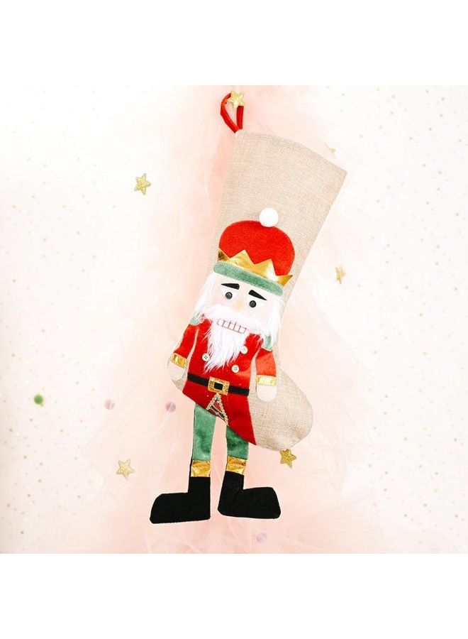 BGM Socks Shape Christmas Decorative Gift Bag Multicolour - Image 2