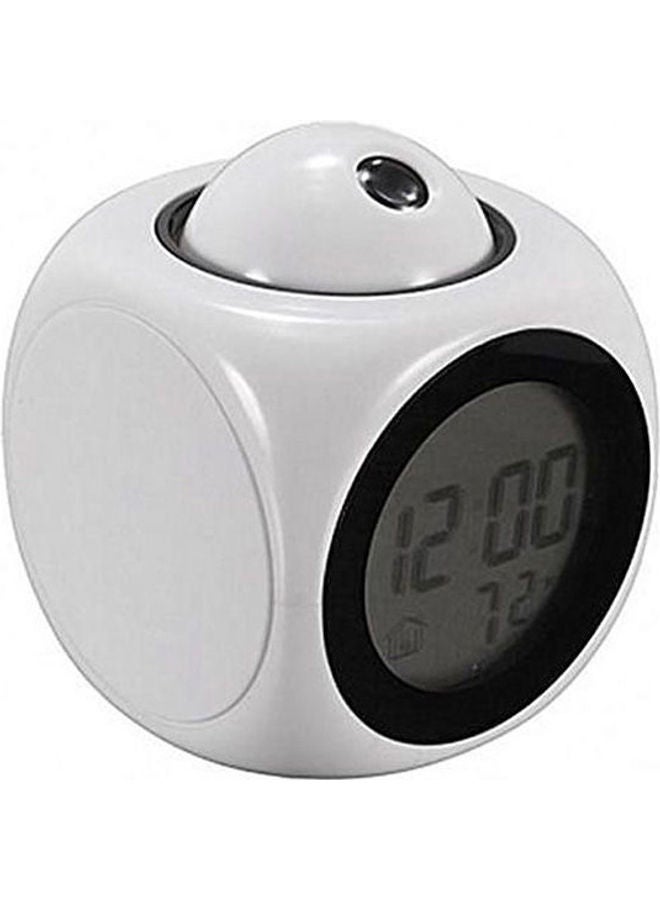 روبيك Magic Projector Led Alarm Clock Multifunction Projection White 9.2cm - Image 1