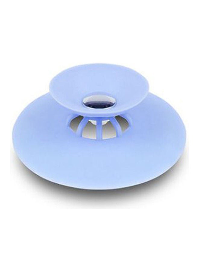 Generic Multi-Function Shower Drain Stopper And Hair Catcher Light Blue 10 x 3.6cm  - Image 1