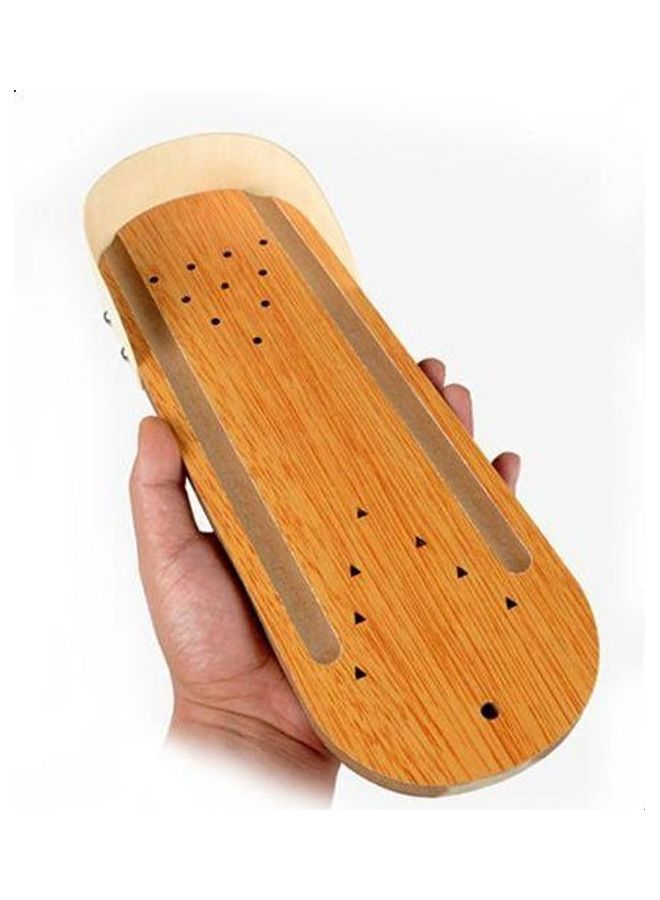 Mini Desktop Bowling Game Set Wooden Bowling Alley Ten Metal Pin Ball Desk Toys 30cm - Image 3