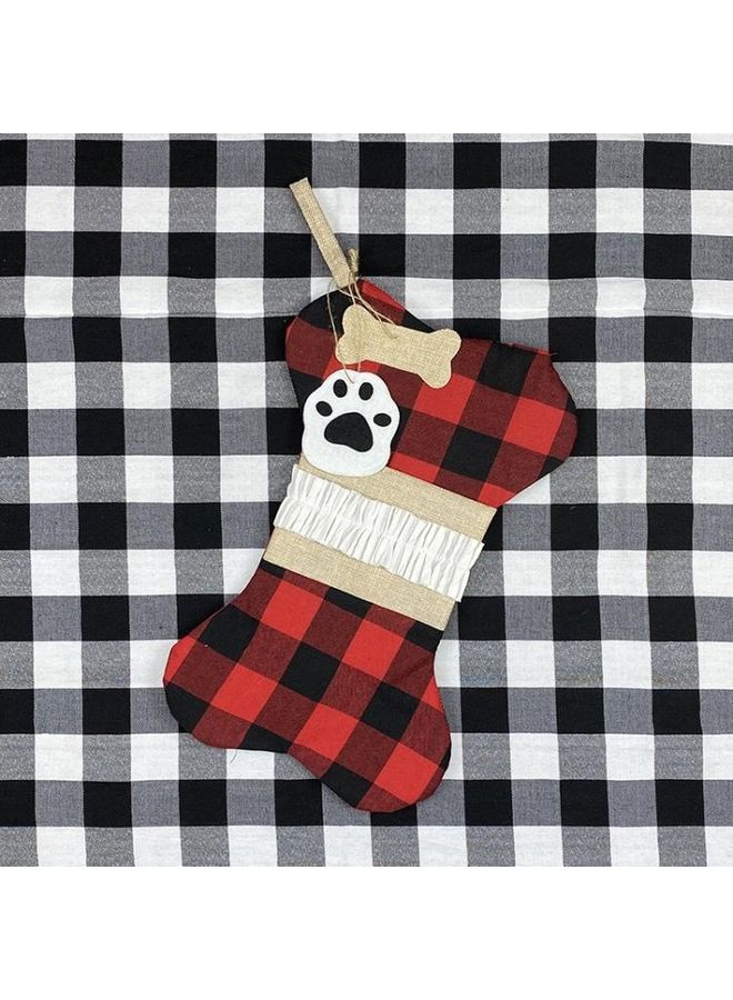 BGM Socks Shape Christmas Decorative Gift Bag Multicolour - Image 2