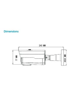 Infinique Premium Series IR WDR Bullet Surveillance Camera  - Image 2