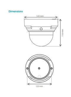 Infinique Integrator Series WDR IR Vandal Dome  - Image 2