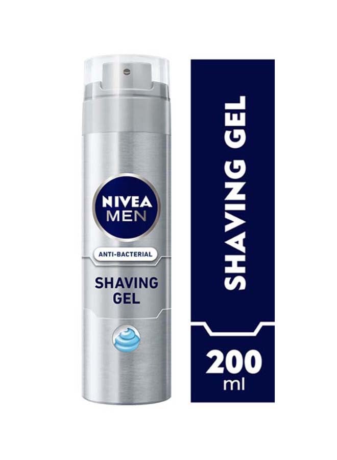 Nivea - Silver Protect Shaving Gel 200ml - Image 1