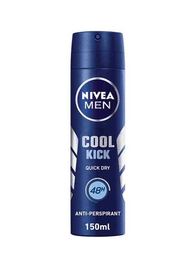 48h Cool Kick Quick Dry Antiperspirant Spray 150ml - v1629653242/N11292879A_1