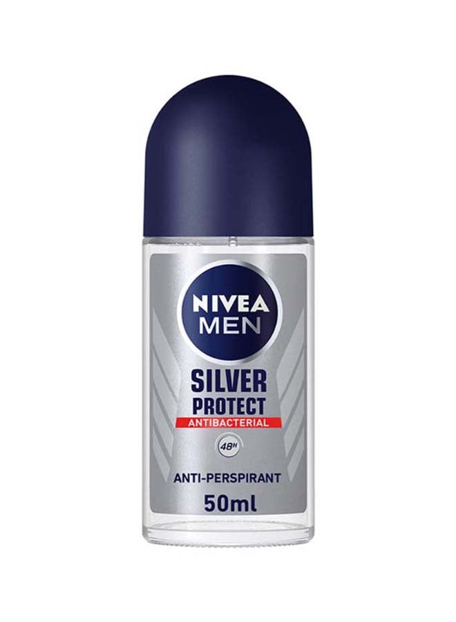 Nivea Silver Protect Roll On Deodorant For Men 50ml  - Image 1