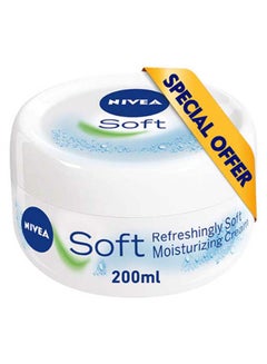 Nivea Soft Moisturizing Cream, Refreshingly Soft, Jar 200ml  - Image 1
