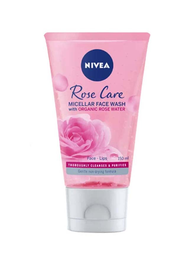 Nivea Pack Of 2 Micellar Rose Water Face Wash Rose 150ml  - Image 1