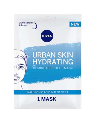 Urban Skin Hydrating Face Sheet Mask, Hyaluronic Acid And Aloe Vera, 1 Piece 20ml - v1629653272/N34326244A_1