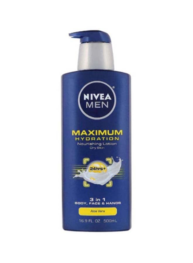 نيفيا لوشن الألوفيرا المغذي 3 في 1 لأقصى ترطيب 500ملليلتر