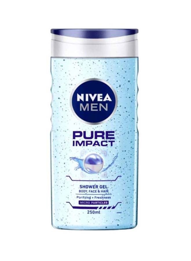 Nivea Pure Impact Micro Particles Shower Gel 250ml - Image 1