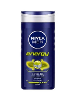 Energy Shower Gel For Body Face And Hair 250ml