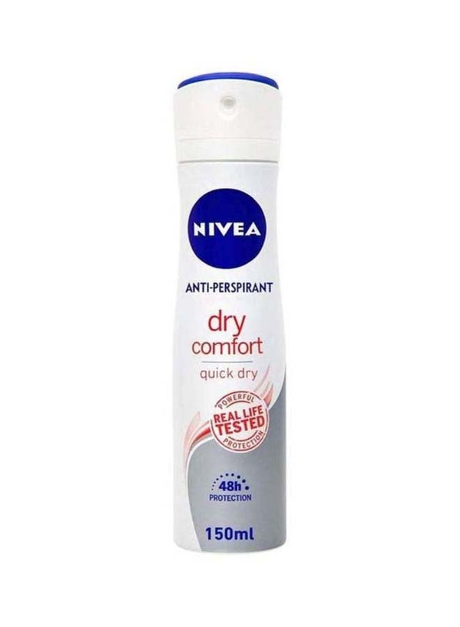 Nivea Dry Comfort Female Deodorant Spray 150ml 150ml - Image 1