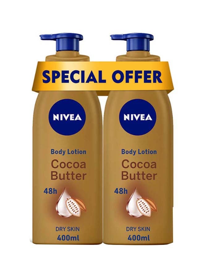 Nivea Cocoa Butter Body Lotion Clear 2 x 400ml