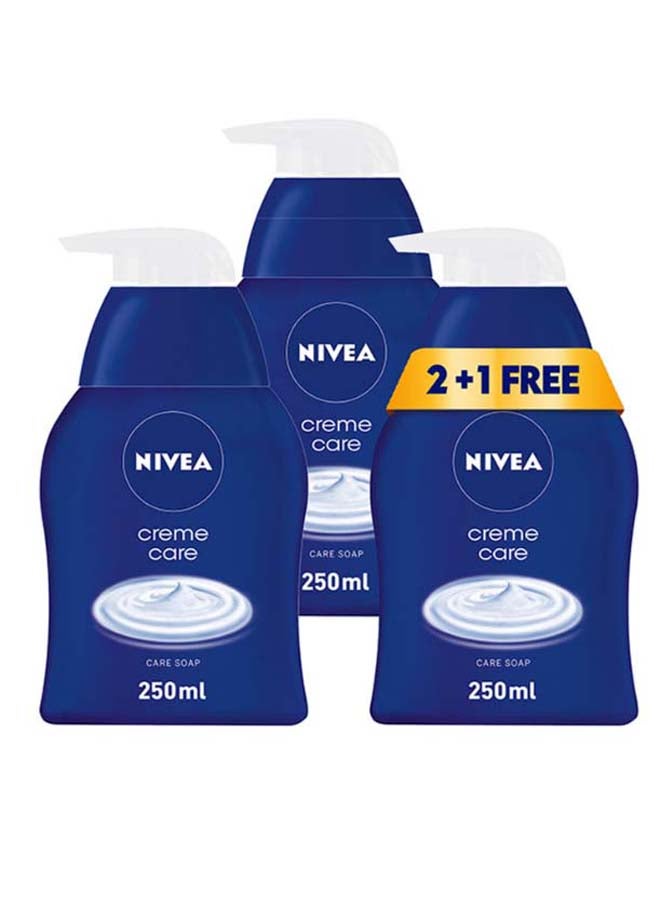Nivea - Creme Care Soap 250ml Pack of 3 - Image 1