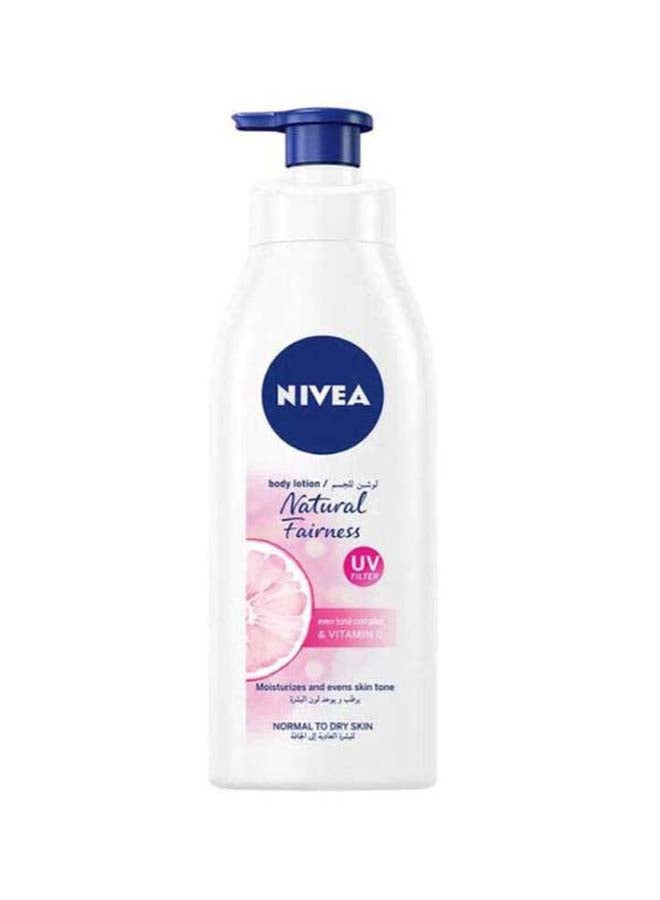 Nivea Natural Fairness Body Lotion White 400ml - Image 1