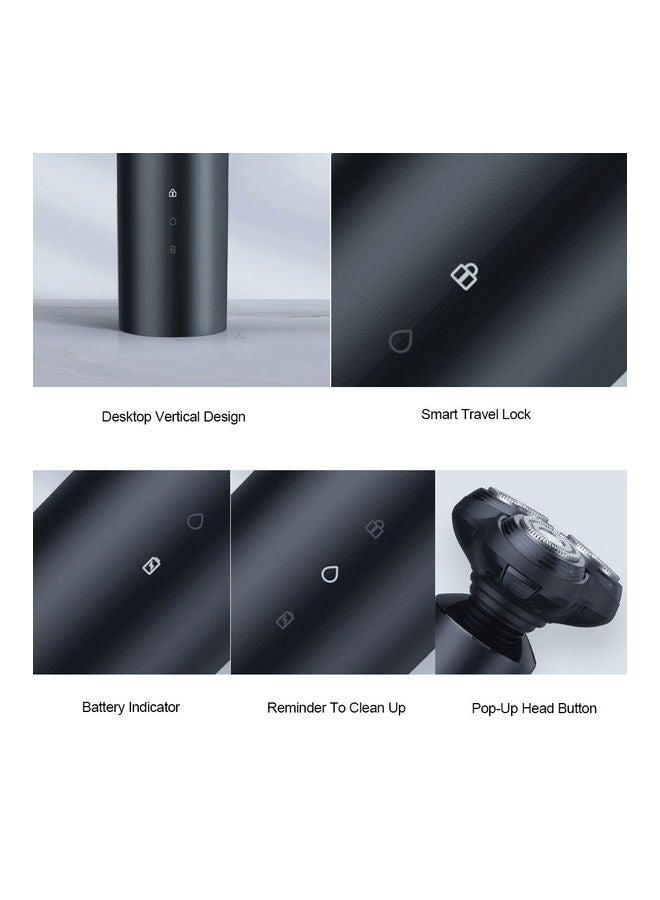 ShowSee Rechargeable Electric Shaver Black - Image 3