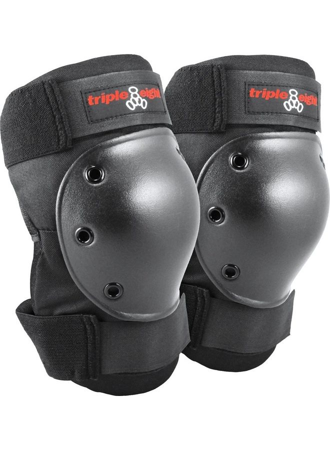 Triple 8 - Saver Series Pad Set With Knee Savers, Elbow Savers And Wrist Savers, Large, Black 9-10inch - Image 1