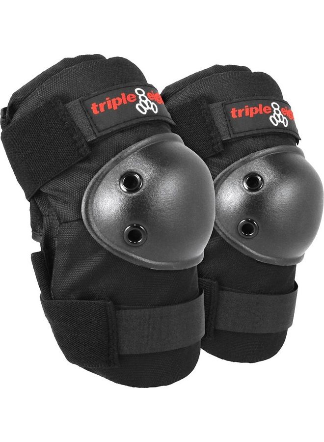 Triple 8 - Saver Series Pad Set With Knee Savers, Elbow Savers And Wrist Savers, Large, Black 9-10inch - Image 1