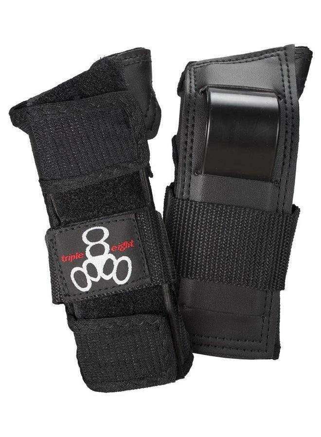 Triple 8 - Saver Series Pad Set With Knee Savers, Elbow Savers And Wrist Savers, Large, Black 9-10inch - Image 1