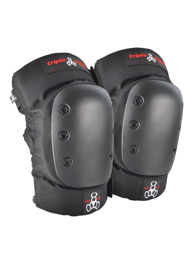 Triple 8 Park Skateboarding Pad Set With Kp 22 Knee Pads And Ep 55 Elbow Pads, Small , Black  - Image 2