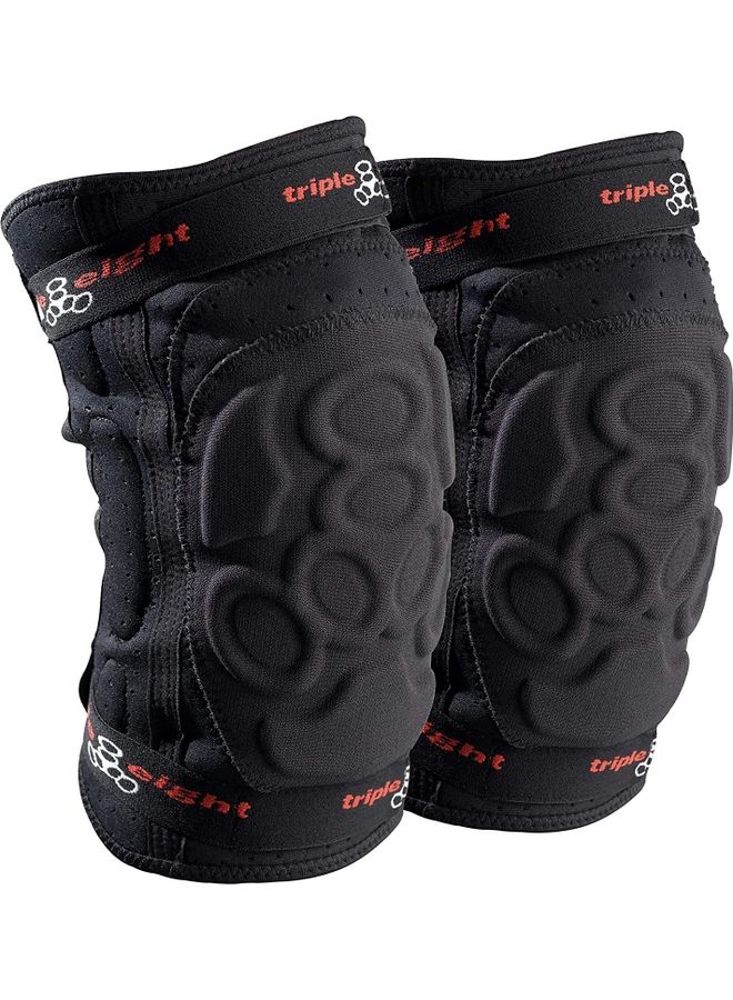 تريبل 8 واقي ركبة إكسو سكين، مقاس سمول، لون أسود. - Image 1