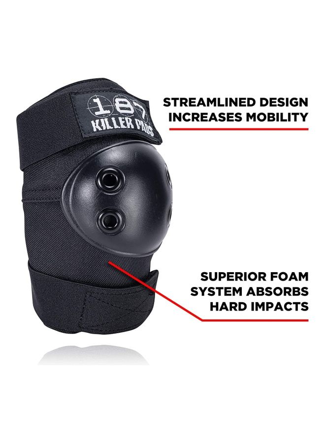 187 Killer Pads - Combo Pack With Elbow Pads & Knee Pads Black XS - Image 1