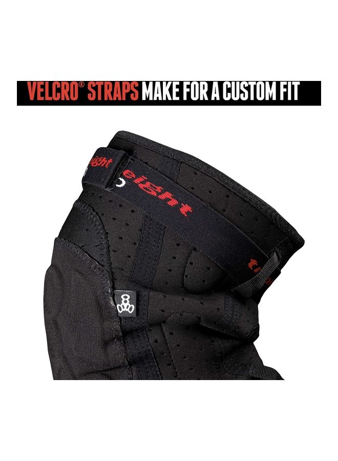 تريبل 8 واقي ركبة إكسو سكين، مقاس متوسط، لون أسود. - Image 4