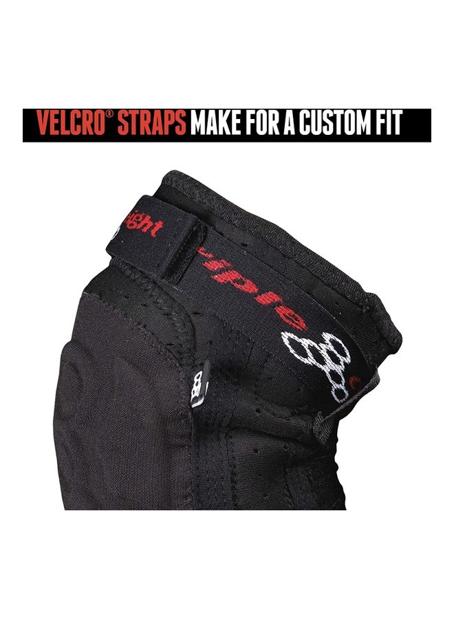 تريبل 8 واقي كوع إكسو سكين مقاس متوسط، لون أسود - Image 4