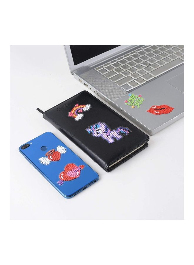 مس تيارا مجموعة تطريز اللوحات الفنية بالألماس بتصميم يونيكورن وقوس قزح مكونة من 9 قطع يمكنك صنعها بنفسك - Image 3