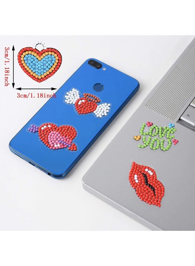 مس تيارا مجموعة تطريز اللوحات الفنية بالألماس بتصميم يونيكورن وقوس قزح مكونة من 9 قطع يمكنك صنعها بنفسك - Image 4