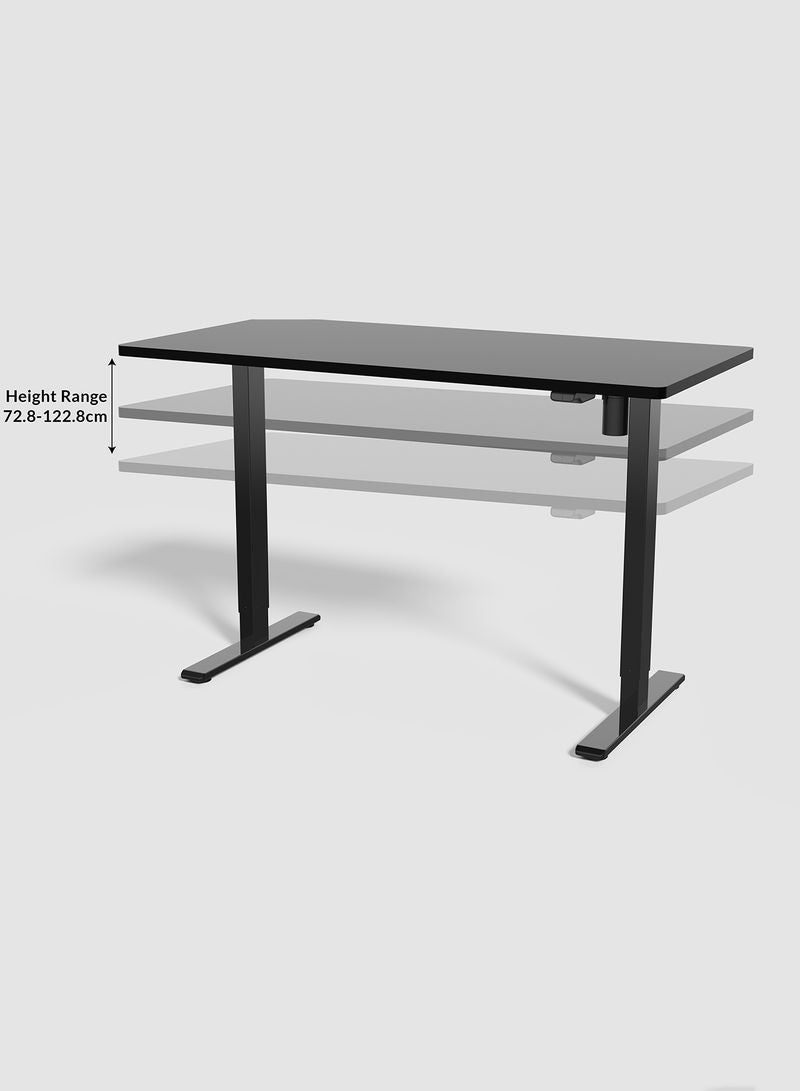 Switch - Height Adjustable Desk Computer Table Used As Study Office Table Or Gaming Table, Tabletop Size 120*60 Black Height Adjustable Range: 70Cm-120Cm Single Motor Black - Image 1