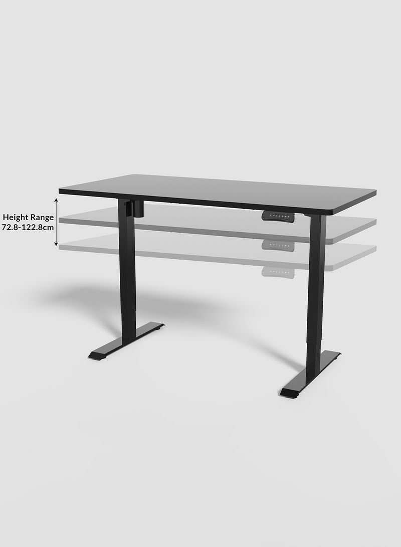 Switch - Height Adjustable Desk Computer Table Used As Study Office Table Or Gaming Table, Tabletop Size 120*60 Black Height Adjustable Range: 70Cm-120Cm Single Motor Black 82*5*27*15*5.8cm - Image 1