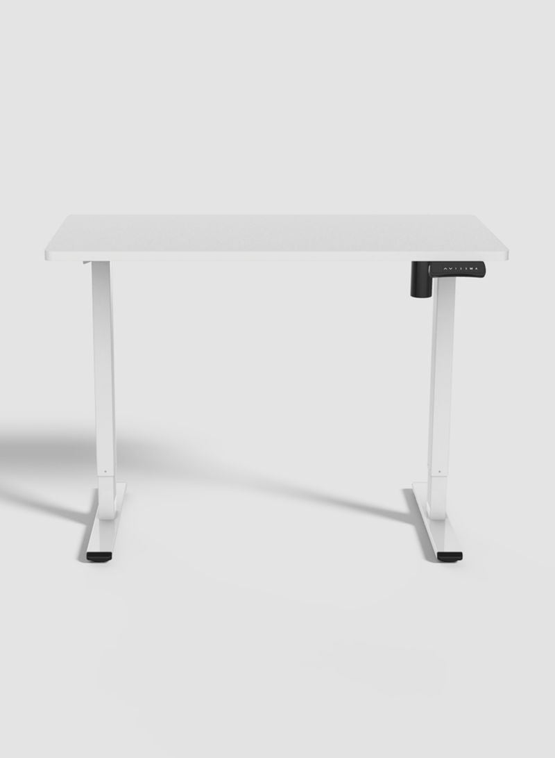 Switch - Height Adjustable Desk Computer Table Used As Study Office Table Or Gaming Table, Tabletop Size 140*70 White Height Adjustable Range: 70Cm-120Cm Single Motor White - Image 1