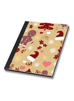 Cute Christmas Tree Printed A5 Notebook Multicolour