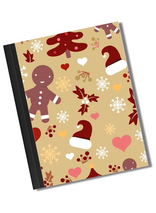 LIT - Cute Christmas Tree Printed A5 Notebook Multicolour - Image 1