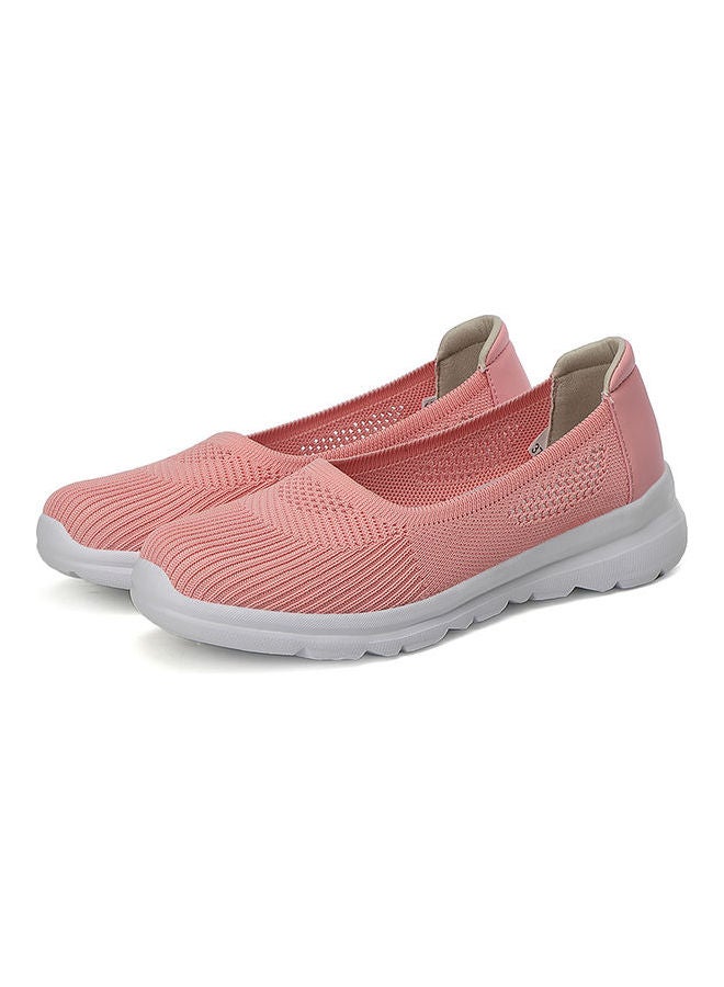 Breathable Casual Slip-On Shoes Pink - Image 3