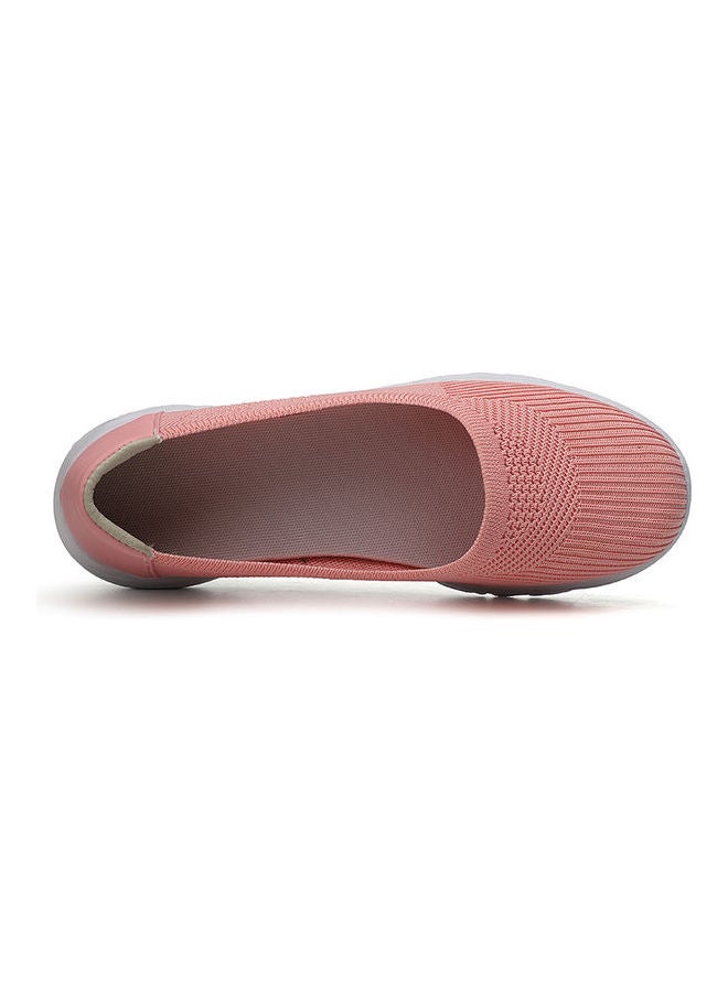 Breathable Casual Slip-On Shoes Pink - Image 4