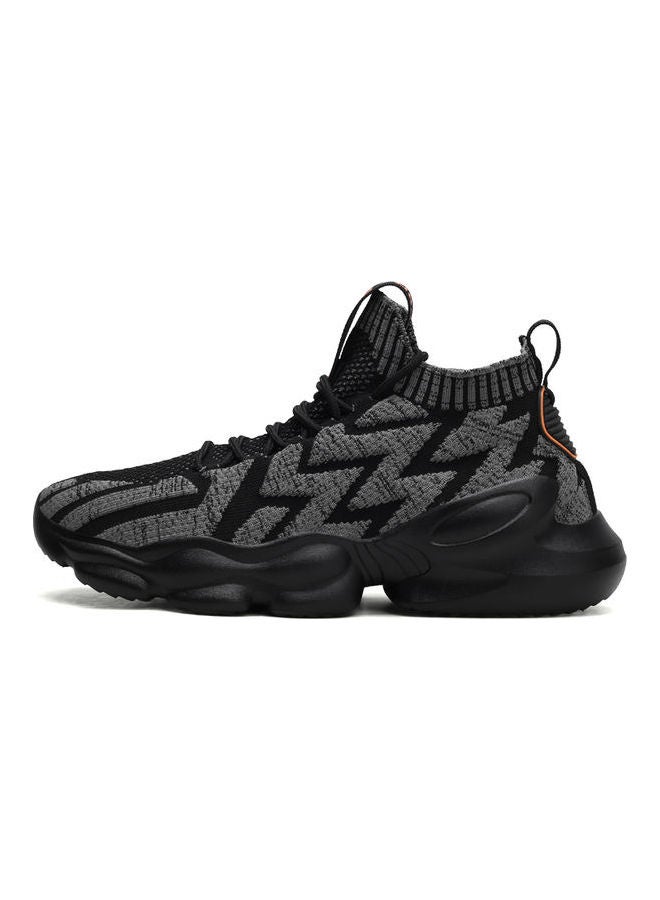 Men's Stylish Running Shoes Black/Grey - Image 3