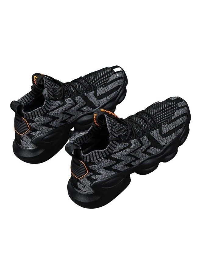 Men's Stylish Running Shoes Black/Grey - Image 2