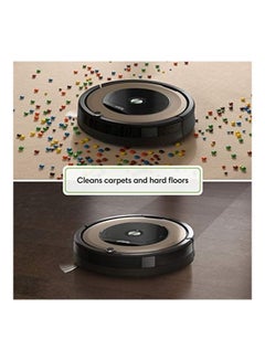 آي روبوت روبوت المكنسة الكهربائية Roomba 891 - متصل بشبكة Wi-Fi ويعمل مع Alexa، مثالي لشعر الحيوانات الأليفة والسجاد والأرضيات الصلبة  - Image 1