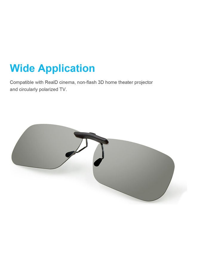 Generic Clip-on 3D Glasses Grey  - Image 4